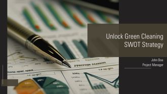 Unlock Green Cleaning SWOT Strategy PPT Slides AT