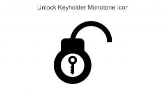 Unlock Keyholder Monotone Icon In Powerpoint Pptx Png And Editable Eps Format