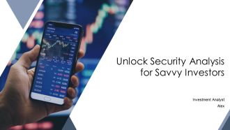 Unlock Security Analysis For Savvy Investors PPT Mockup AT