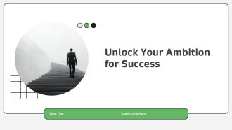 Unlock Your Ambition For Success PPT Outline AT