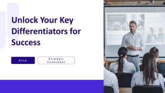 Unlock Your Key Differentiators For Success PPT Presentation AT