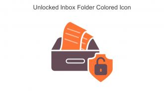 Unlocked Inbox Folder Colored Icon In Powerpoint Pptx Png And Editable Eps Format