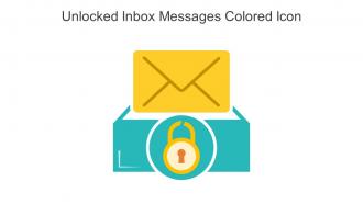 Unlocked Inbox Messages Colored Icon In Powerpoint Pptx Png And Editable Eps Format