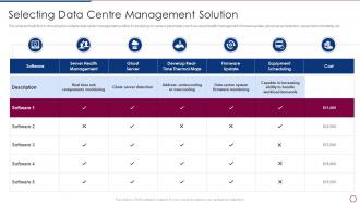 Unlocking Business Infrastructure Capabilities Selecting Data Centre Management Solution