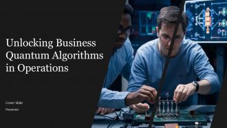 Unlocking Business Quantum Algorithms In Operations PPT Mockup ACP