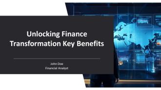 Unlocking Finance Transformation Key Benefits PPT Structure AT