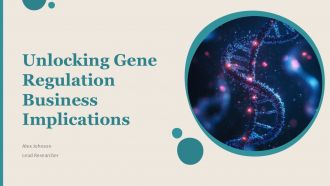 Unlocking Gene Regulation Business Implications PPT Guidelines ACP