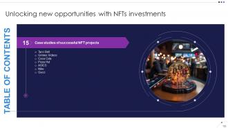 Unlocking New Opportunities With Nfts Investments BCT CD Pre designed Slides