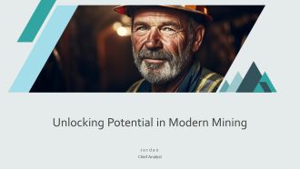 Unlocking Potential In Modern Mining PPT Template AT