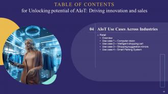 Unlocking Potential Of AIoT Driving Innovation And Sales Powerpoint Presentation Slides IoT CD Good Professionally
