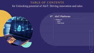 Unlocking Potential Of AIoT Driving Innovation And Sales Powerpoint Presentation Slides IoT CD Interactive Multipurpose