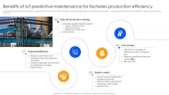 Unlocking Power Of IoT Solutions Benefits Of IoT Predictive Maintenance For Factories IoT SS