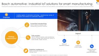 Unlocking Power Of IoT Solutions Bosch Automotive Industrial IoT Solutions For Smart IoT SS