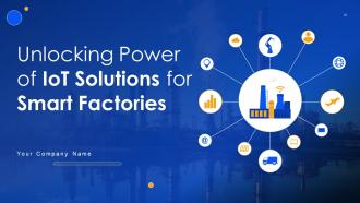 Unlocking Power Of IoT Solutions For Smart Factories Powerpoint Presentation Slides IoT CD