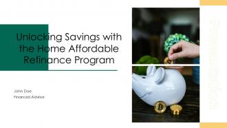 Unlocking Savings With The Home Affordable Refinance Program PPT PowerPoint ST AI
