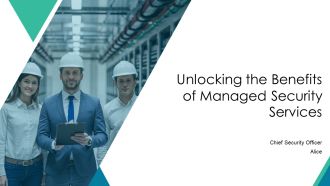 Unlocking The Benefits Of Managed Security Services PPT Slides AT