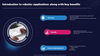 Unlocking The Impact Of Technology Introduction To Robotics Applications Along With Key Benefits