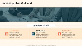 Unmanageable Workload In Powerpoint And Google Slides Cpb