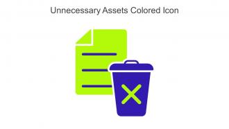 Unnecessary Assets Colored Icon In Powerpoint Pptx Png And Editable Eps Format