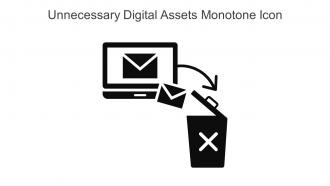 Unnecessary Digital Assets Monotone Icon In Powerpoint Pptx Png And Editable Eps Format