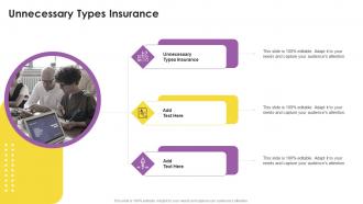 Unnecessary Types Insurance In Powerpoint And Google Slides Cpb
