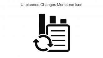 Unplanned Changes Monotone Icon In Powerpoint Pptx Png And Editable Eps Format