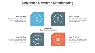Unplanned Downtime Manufacturing Ppt Powerpoint Presentation Visual Aids Example File Cpb