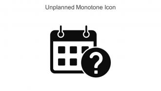 Unplanned Monotone Icon In Powerpoint Pptx Png And Editable Eps Format
