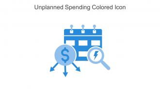 Unplanned Spending Colored Icon In Powerpoint Pptx Png And Editable Eps Format
