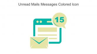 Unread Mails Messages Colored Icon In Powerpoint Pptx Png And Editable Eps Format