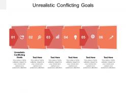 Unrealistic conflicting goals ppt powerpoint presentation model outline cpb