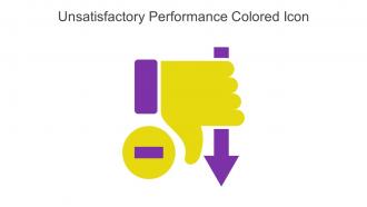 Unsatisfactory Performance Colored Icon In Powerpoint Pptx Png And Editable Eps Format