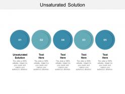 Unsaturated solution ppt powerpoint presentation icon files cpb