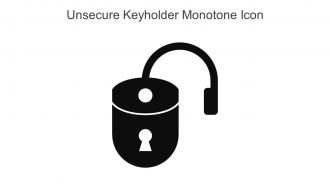 Unsecure Keyholder Monotone Icon In Powerpoint Pptx Png And Editable Eps Format