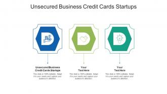 Unsecured business credit cards startups ppt powerpoint presentation inspiration cpb