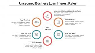 Unsecured business loan interest rates ppt powerpoint presentation layouts format cpb