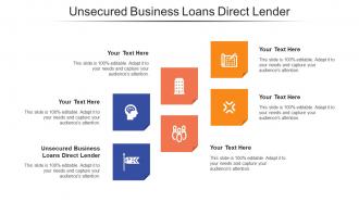 Unsecured Business Loans Direct Lender Ppt Powerpoint Presentation Ideas Example Topics Cpb