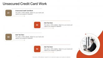 Unsecured Credit Card Work In Powerpoint And Google Slides Cpb