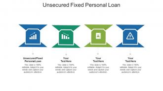 Unsecured fixed personal loan ppt powerpoint presentation file icon cpb