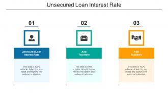 Unsecured Loan Interest Rate In Powerpoint And Google Slides Cpb