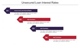 Unsecured Loan Interest Rates Ppt Powerpoint Presentation Layouts Samples Cpb
