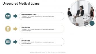 Unsecured Medical Loans In Powerpoint And Google Slides Cpb