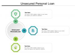 Unsecured personal loan ppt powerpoint presentation model graphics pictures cpb