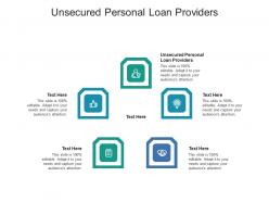 Unsecured personal loan providers ppt powerpoint presentation gallery slide cpb