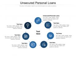 Unsecured personal loans ppt powerpoint presentation inspiration background designs cpb