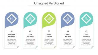 Unsigned vs signed ppt powerpoint presentation icon sample cpb