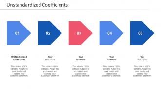 Unstandardized Coefficients Ppt Powerpoint Presentation Infographic Template Images Cpb