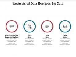 Unstructured data examples big data ppt powerpoint presentation summary infographics cpb