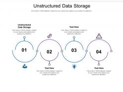 Unstructured data storage ppt powerpoint presentation ideas portfolio cpb
