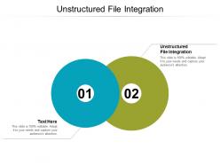 Unstructured file integration ppt powerpoint presentation inspiration ideas cpb